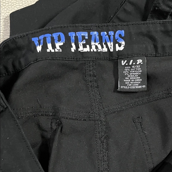 VIP Black Cargo Pants with Utility Pockets - Picture 2 of 2